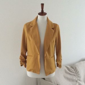Women's Mustard Blazer